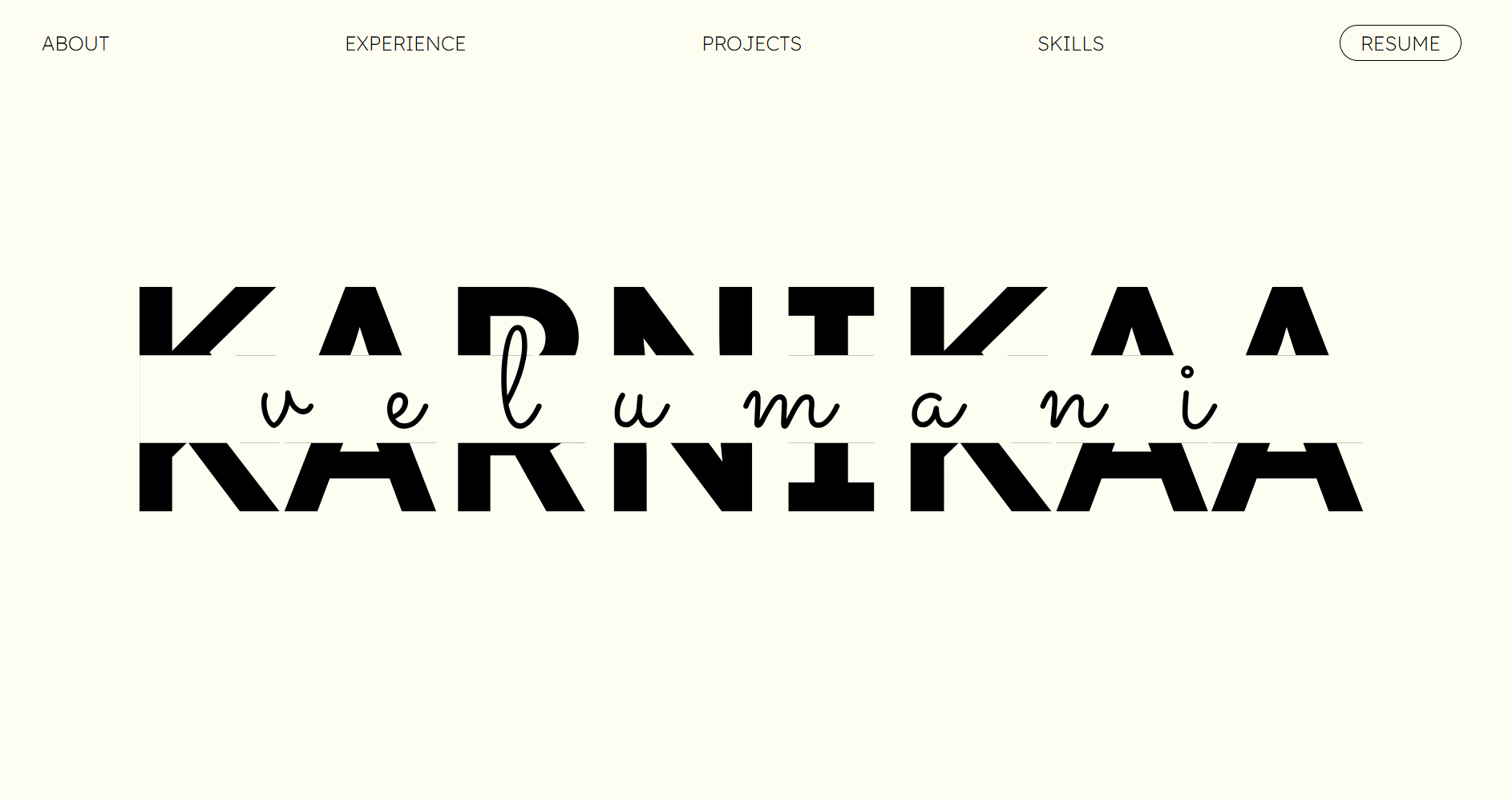 Karnikaa Velumani's submission from Devpost